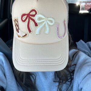Hand sewn trucker hat